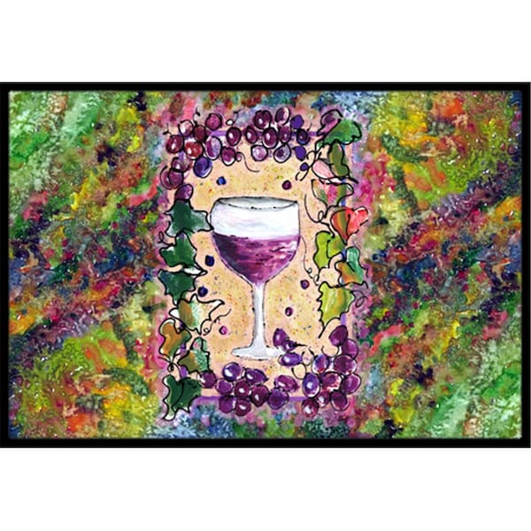 Jensendistributionservices Wine Indoor Or Outdoor Doormat, 24 x 36 in. MI2554960 - main